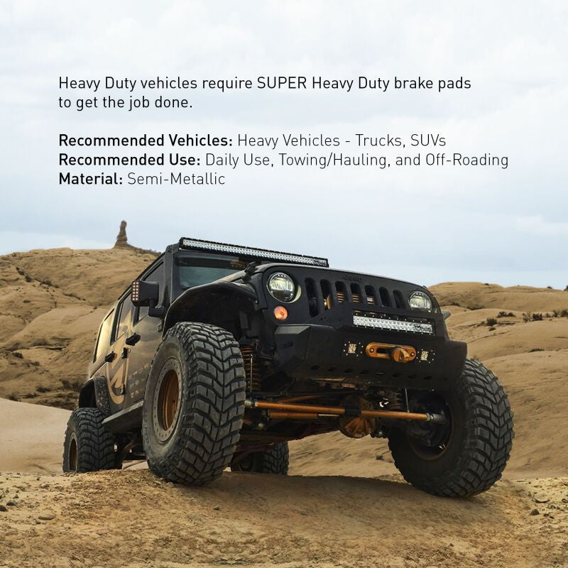 R1 2009-2024 Chevrolet Express 4500 Front/Rear R1 Super Duty Pads & Hardware Kit (2214-1565-01)