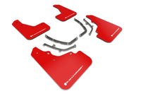 Rally Armor 19-25 Mazda3 Hatchback Red UR Mud Flap w/White Logo