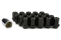 Project Kics 12X1.50 Black Leggdura Racing Lug Nuts (Laser Logo) | 16 lugs + 4 locks
