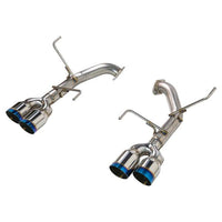 Remark 2022+ Subaru WRX (VB) 4in Axleback Exhaust w/ Burnt Stainless Single Wall Tip