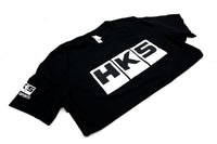 Camiseta negra con logotipo de HKS **Exclusivo de HKS USA**