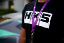 Camiseta negra con logotipo de HKS **Exclusivo de HKS USA**