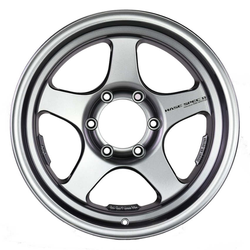 Weds Adventure Hase-Spec II 17x8.5" 6x139.7 -6 offset Mercury Silver Wheel
